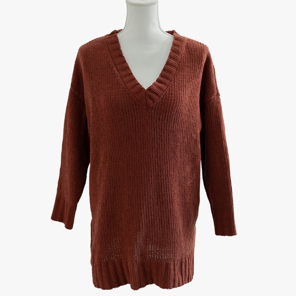 Altar’d State Knit Terracotta Sweater | Small - Picture 2 of 8